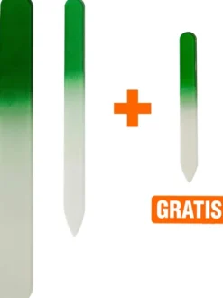 Glasnagelfeilen im praktischen Set + gratis Nagelfeile 9 x 1 cm