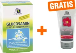 Glucosamin 500 mg + Chondroitin 400 mg + gratis Teufelskralle 150 ml Gel