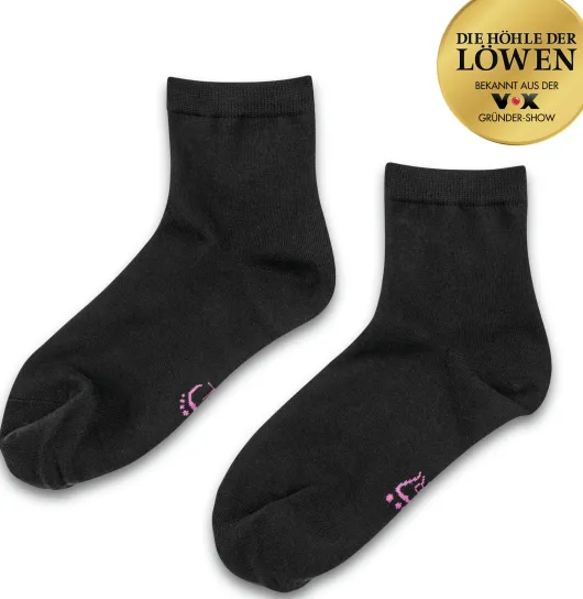 GoBunion Socken mit Zehenspreizer 35-38 schwarz