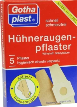 Gothaplast Cornmed 5 Hühneraugenpflaster 2 cm X 6 cm