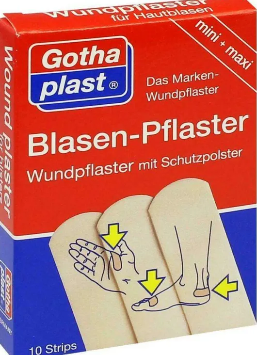Gothaplast 10 Hautblasenpflaster