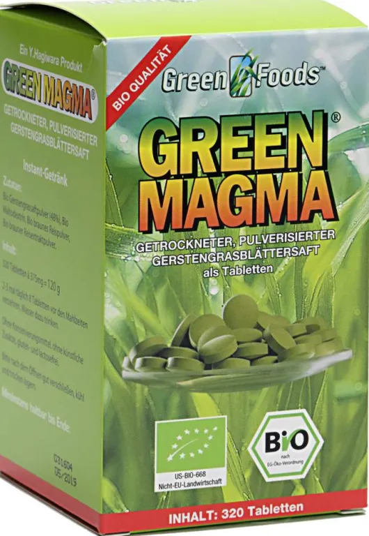 Green Magma Gerstengrasextrakt 320 Tabletten