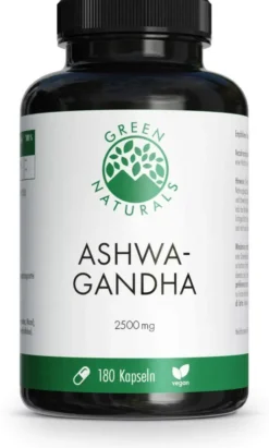 Green Naturals Ashwagandha 2500 mg 180 Kapseln