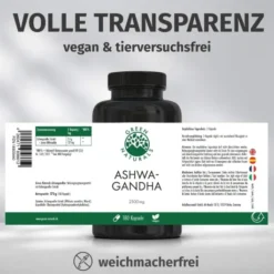 Green Naturals Ashwagandha 2500 mg 180 Kapseln