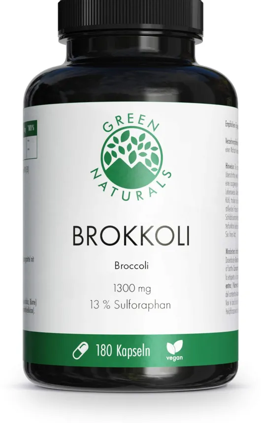Green Naturals Brokkoli+13% Sulforaphan 180 Kapseln