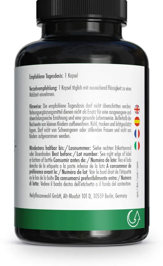 Green Naturals Mönchspfeffer 20mg Hochdosiert 180 Kapseln