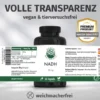 Green Naturals Nadh Vegan 50 mg Hochdosiert 60 Kapseln