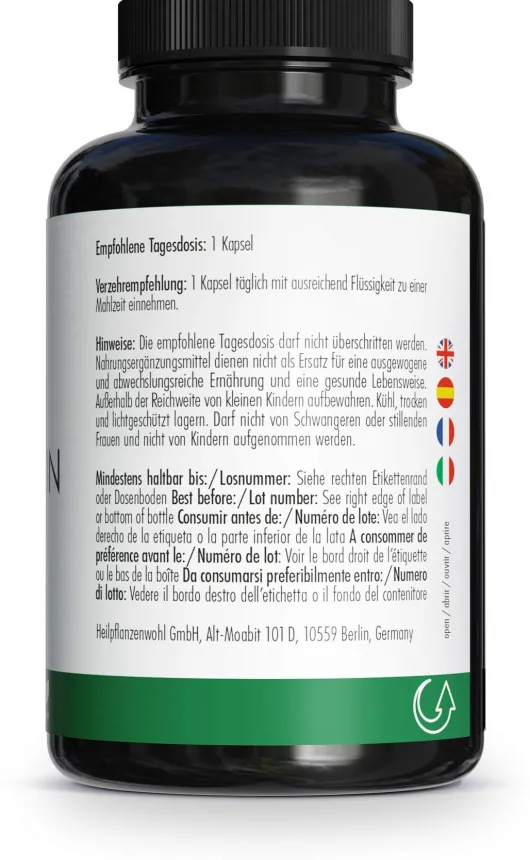 Green Naturals Quercetin 500 mg 180 Kapseln