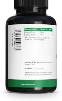 Green Naturals Wild Yams Hochdosiert 180 Kapseln