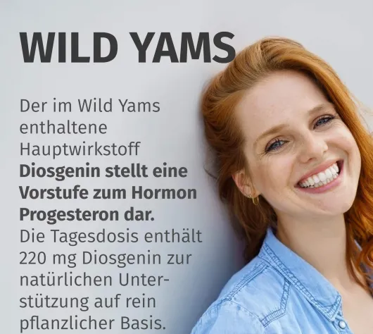 Green Naturals Wild Yams Hochdosiert 180 Kapseln