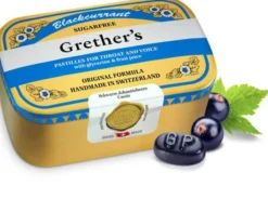 Grether s Pastilles Blackcurrant Zuckerfrei Dose 440 G