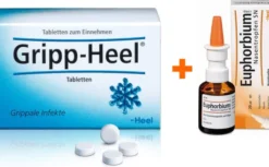 Gripp Heel 50 Tabletten + Euphorbium comp. Nasentropfen SN 20 ml Spray