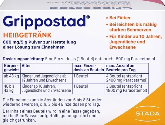 Grippostad Heissgetränk 10 Beutel