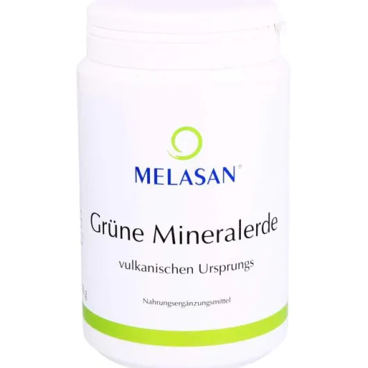 Grüne Mineralerde Pulver