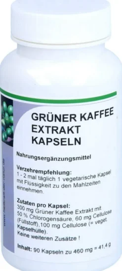 Grüner Kaffee Extrakt 300 mg Kapseln 90 Stück