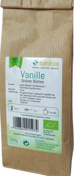 Grüner Tee Vanille Kba 100g