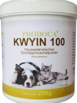 Grünlippenmuschel Kwyin 100 Pulver F.Hunde Katze 250 G