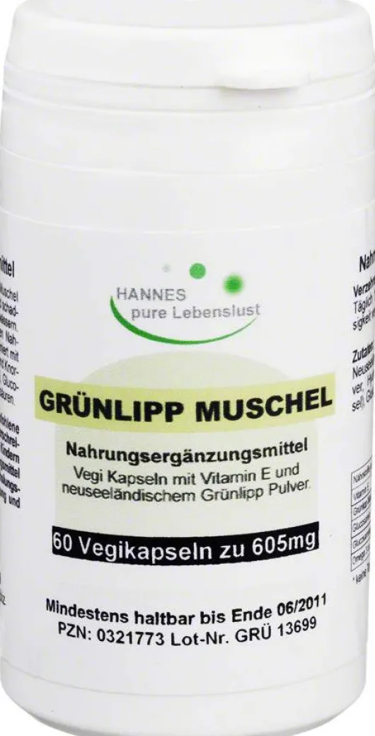 Grünlipp Muschel Kapseln