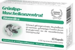 Grünlipp Muschelkonzentrat Biomedica 60 Kapseln