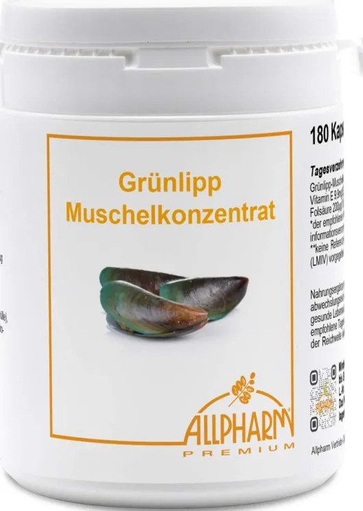Grünlipp Muschel Konzentrat 180 Kapseln