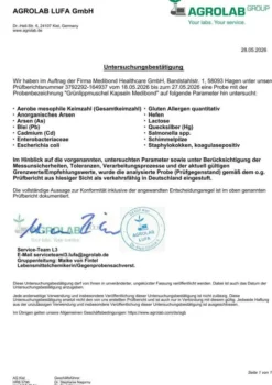 Grünlippmuschel Medibond 120 Kapseln