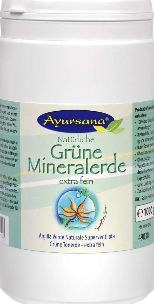 Gruene Tonerde Ayursana Pulver