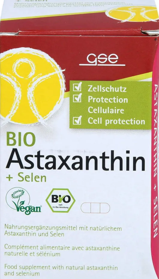 Gse Astaxanthin+selen Bio Kapseln 45 Stück