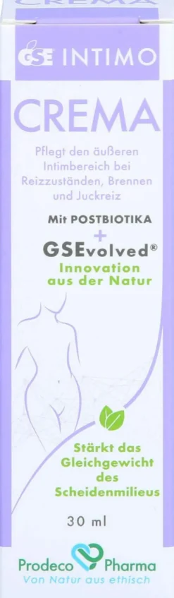 Gse Intimo Crema Mit Postbiotika 30 ml