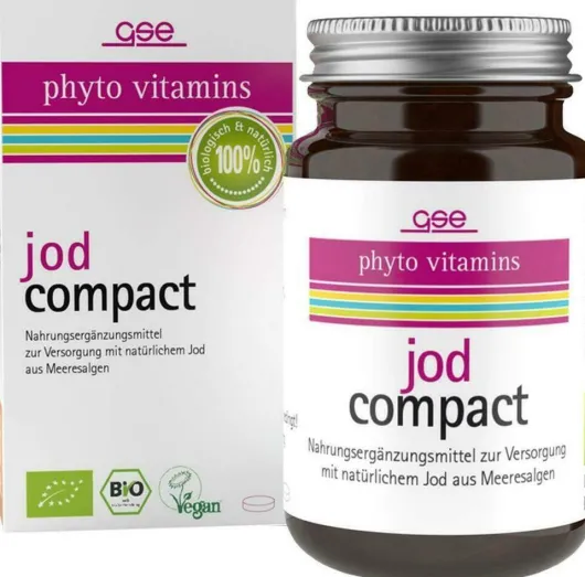 Gse Jod Compact Bio Tabletten 120 Stück
