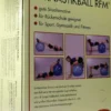 Gymnastikball Rehaforum 65 cm Blau Metallic