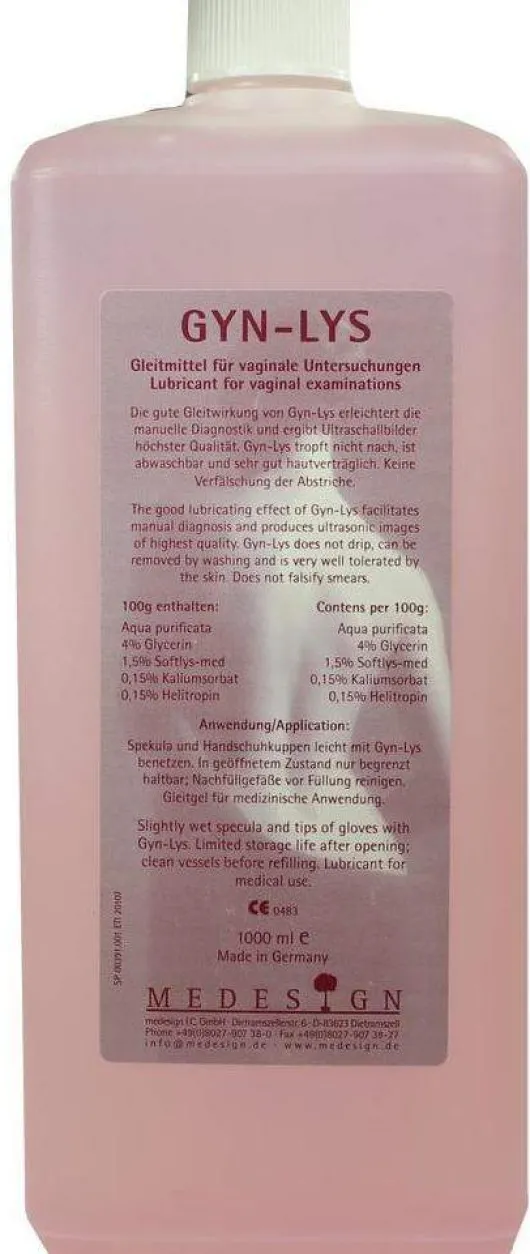 Gyn Lys Gleitmittel Für Untersuchungen 1000 ml Gel