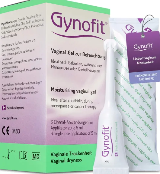 Gynofit Vaginal Gel zur Befeuchtung 6 X 5 ml