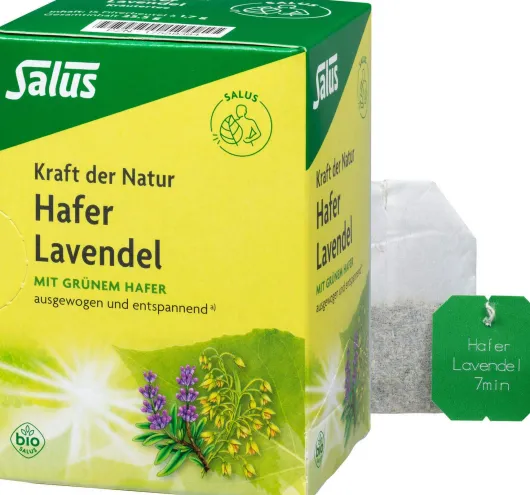 Hafer Lavendel Tee Bio Salus Filterbeutel 15 Stück