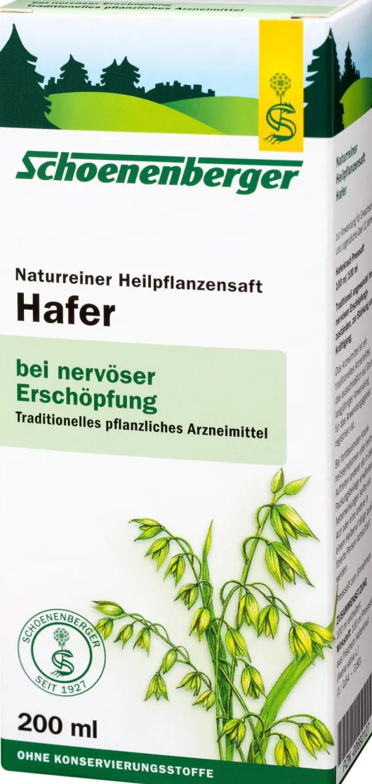 Hafersaft Schoenenberger 200 ml Saft