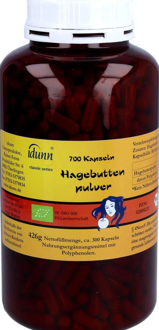 Hagebuttenpulver 700 Kapseln