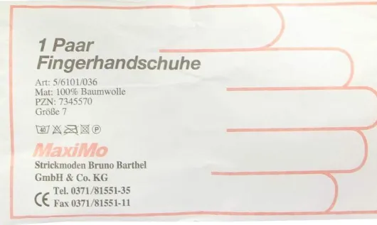 Handschuhe Baumwolle Gr. 7 Überlänge 1 Paar