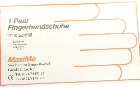 Handschuhe Baumwolle Gr. 6 Kinder 1 Paar