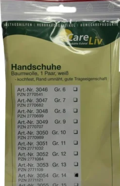 Handschuhe Baumwolle Gr.14 1 Paar