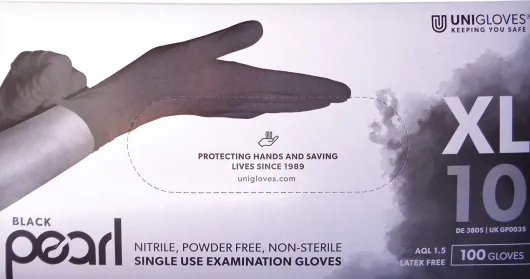 Handschuhe Einmal Nitril Xl Schwarz