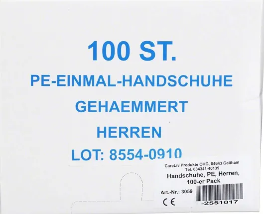 Handschuhe Pe Herren