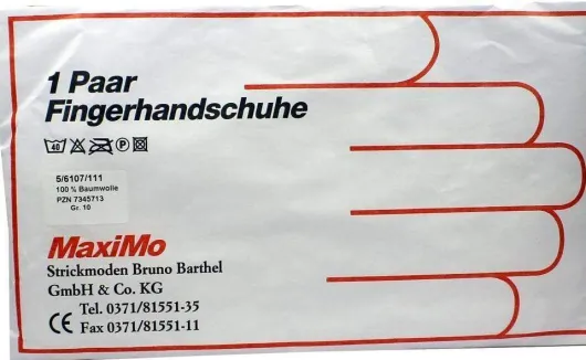 Handschuhe Strick Baumwolle Gr. 10 Herren