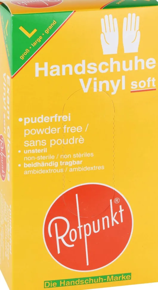 Handschuhe Vinyl Soft L