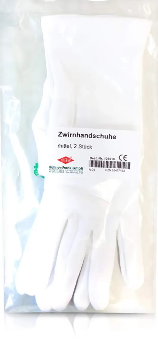 Handschuhe Zwirn Mittel