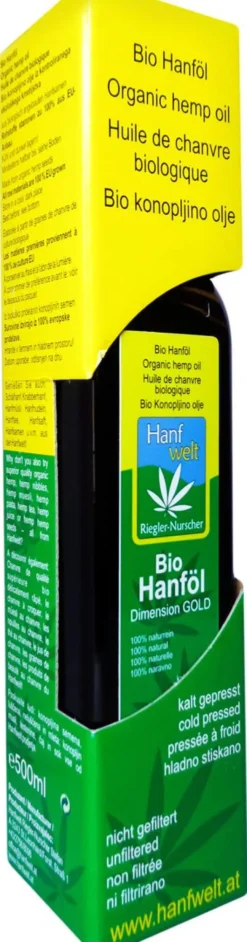 Hanföl Bio Kaltgepresst Ungefiltert