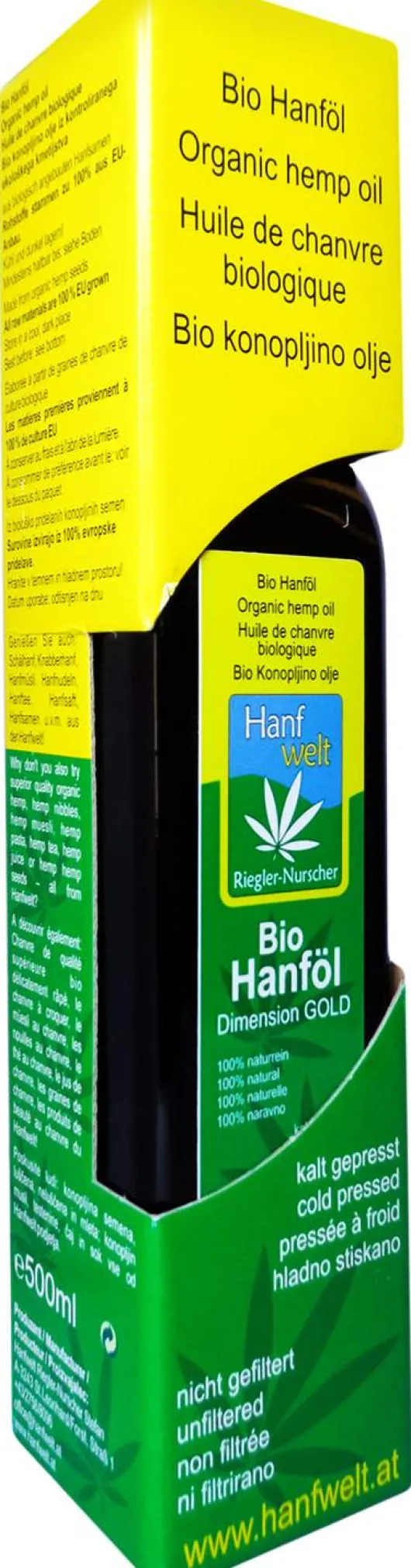 Hanföl Bio Kaltgepresst Ungefiltert
