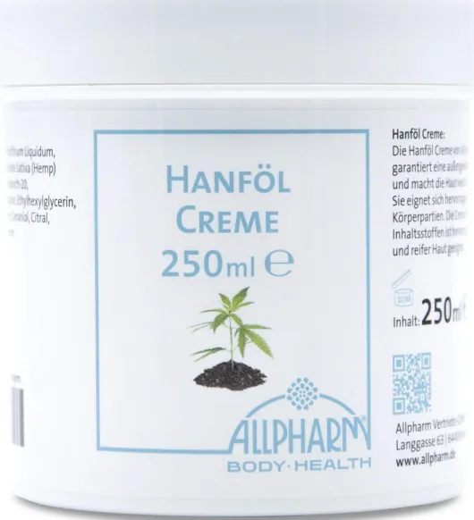 Hanföl 250 ml Creme
