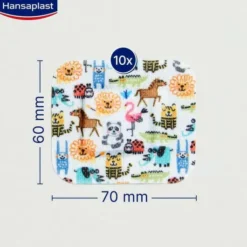 Hansaplast Kids Pflasterstrips sensitive 6x7 cm 10 Stück