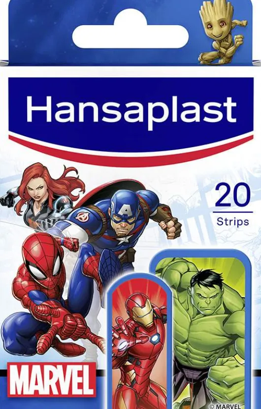 Hansaplast Kinder Pflasterstrips Marvel 20 Stück