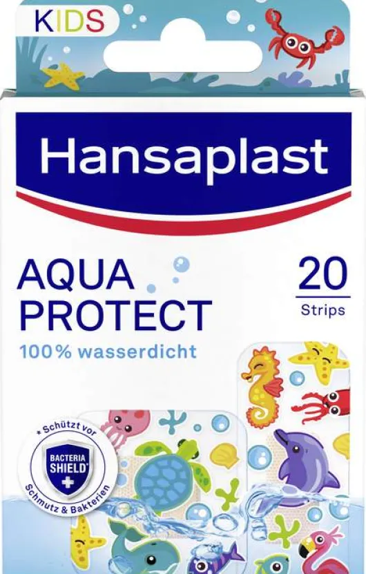 Hansaplast Kinder Pflasterstrips Aqua Protect 20 Stück