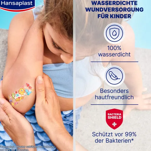 Hansaplast Kinder Pflasterstrips Aqua Protect 20 Stück